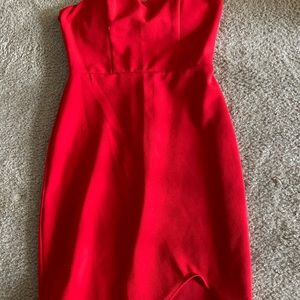 Red party/prom dress worn once